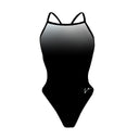 Costume intero donna da allenamento NEW YORK 003N - Nero, vista frontale