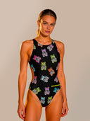 Damesbadpak voor training PINUP 490PF - Abibò