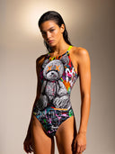 Dames badpak voor training IBIZA 174IF - Psycho