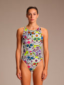 Dames trainingsbadpak PINUP 250PF - Mexicaanse schedels