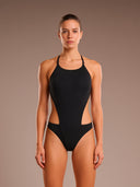 Dames badpak voor zee Dega - Total Black