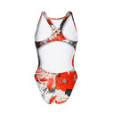 Costume intero donna da allenamento Pinup 457P - Kitsune