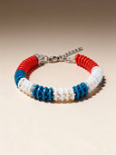Victory baanarmband 601 Blauw Wit Rood