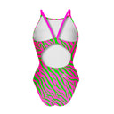 Dames trainingsbadpak IBIZA 253IF - Acid strepen