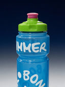 Borraccia Sport 750 Ml - BONESWIMMER Trasparente Azzurra Logo Bianco