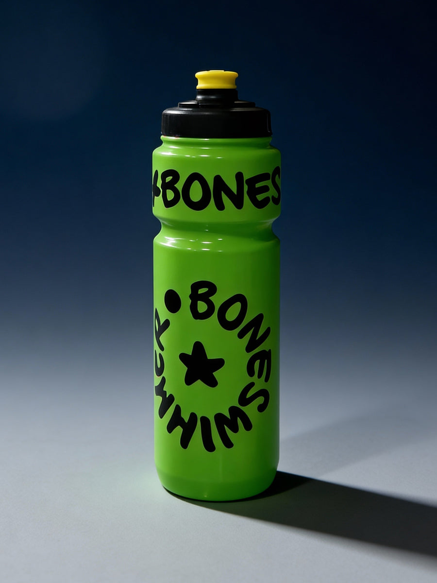 Sportdrinkfles 750 ml — BONESWIMMER Groen, zwart logo