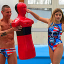 Costume intero bambina da allenamento Pinup 451P - Starskull