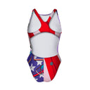 Costume intero bambina da allenamento Pinup 493P - Fly