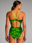 Costume intero donna da allenamento Ibiza 230I - Puzzle