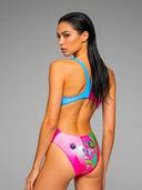 Costume intero donna da allenamento Pinup 537PF - Pinkbone