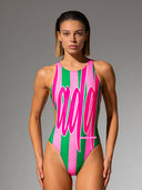 Costume intero donna da allenamento Pinup 536PF - Baddie