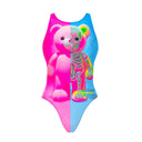 Costume intero bambina da allenamento Pinup 537PF - Pinkbone