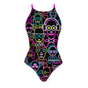 Costume intero donna da allenamento Ibiza 240IF - Skull tribe
