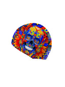 Eco stof badmuts - L083CF Blue Skull