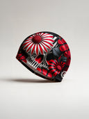 Stoffen badmuts 116C - Skull circus, aanzicht 1