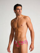 Heren zwemboxer voor training H2OTTO 448HF - Acid stripes