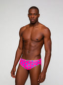 Heren trainingszwembroek H2OTTO 440HF - Fuchsia blauwe ster