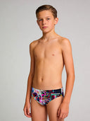 Slip da nuoto bambino da allenamento H2Otto 428H - Glitch