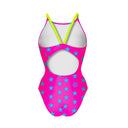 Dames trainingsbadpak IBIZA 245IF - Fuchsia blauwe ster