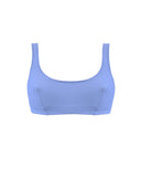 Top bikini donna da mare Hawaii L01HA - Indaco, vista frontale