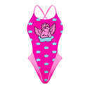 Costume intero bambina da mare Alte L041AF - Angelo, vista frontale
