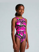 Costume intero bambina da allenamento PINUP 587PF - Magma