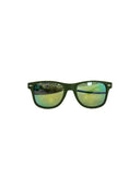 Zonnebril model Waifarer - Militair groen goudgele spiegel