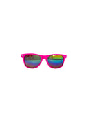 Kinderzonnebril model Waifarer - Fuchsia regenboog spiegel