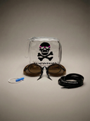 Occhialini Svedesi con silicone Soft Frame - Marrone