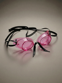 Occhialini Svedesi con silicone Soft Frame - Rosa chiaro