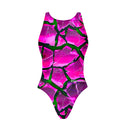Costume intero bambina da allenamento PINUP 587PF - Magma, vista frontale - BONESWIMMER