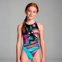 Costume intero bambina da allenamento Pinup 523P - Astrosurf