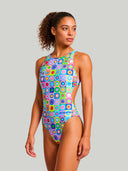 Dames trainingsbadpak PINUP 558PF - Pop squares