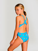 Meisjes trainingsbadpak PINUP 563PF - Frambozen
