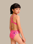 Meisjes trainingsbadpak PINUP 562PF - Eendjes strepen
