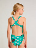 Meisjes trainingsbadpak PINUP 559PF - Zwarte schaap