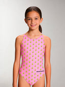 Meisjes trainingsbadpak PINUP 557PF - Banaan