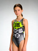 Meisjes trainingsbadpak PINUP 566P - Wat vervelend