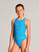 Meisjes trainingsbadpak PINUP 563PF - Frambozen