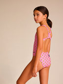 Meisjes trainingsbadpak PINUP 557PF - Banaan