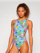 Dames trainingsbadpak IBIZA 247IF - Pop squares