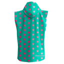 Poncho in microfibra 68POF - Menta stella pesca