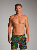 Boxer mare uomo Samoa N029SMF - Skull tribe, vista frontale