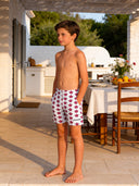 Boxer mare bambino Samoa N032SM - Fiore, dettaglio indossato