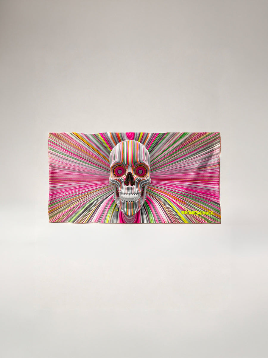 Grote microvezel handdoek 391TF — Teschio 3D