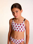Bikini bambina da mare Waikiki L032WA - Fiore, vista frontale