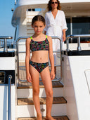 Bikini bambina da mare Waikiki L028WAF - Skull tribe, vista frontale