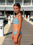 Bikini bambina da mare Waikiki L030WA - Stelle marine, dettaglio indossato