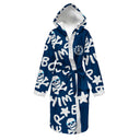 Accappatoio - 25AC Navy Logo Bianco