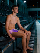Heren trainingsshort ALASKA 002AF - Paars